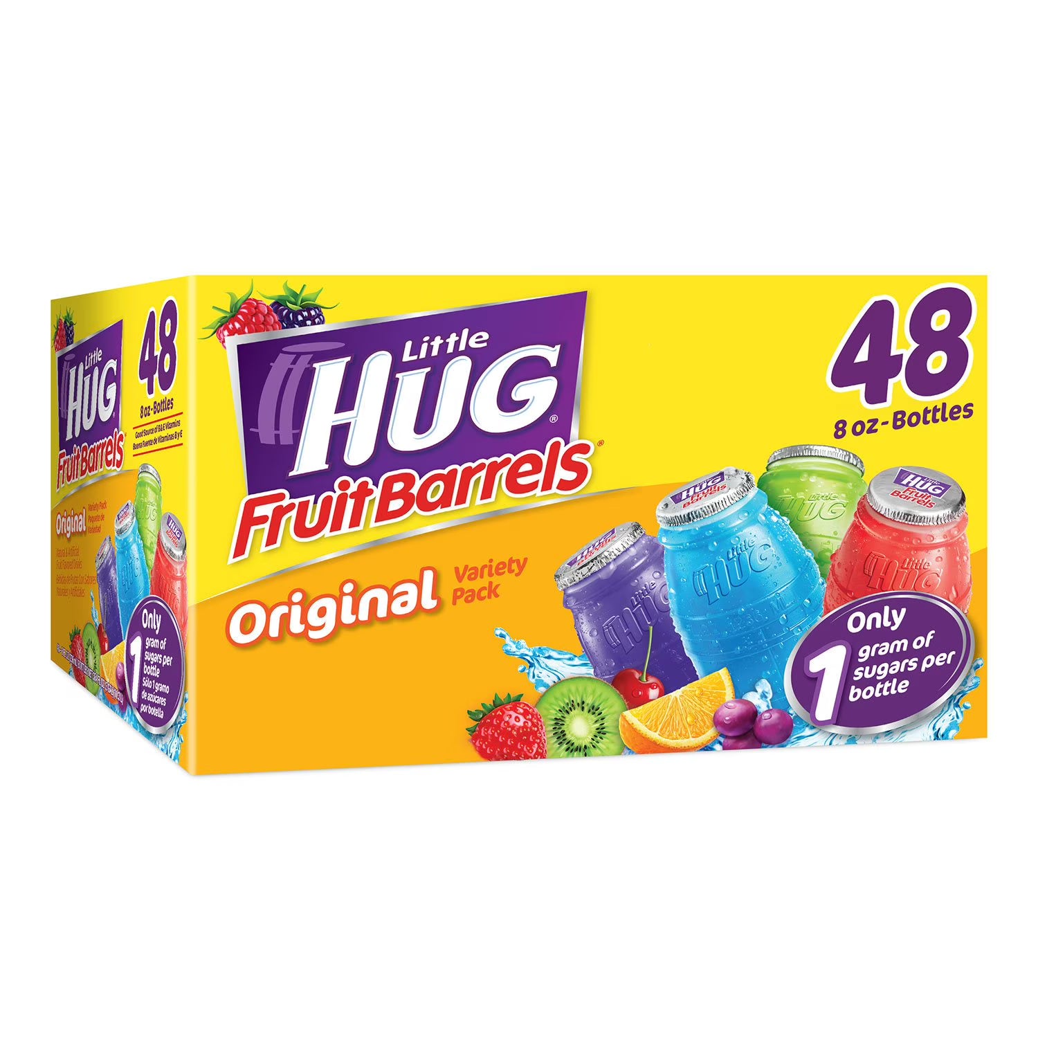 Little Hug Fruit Barrels 8 fl. oz., 48 pk