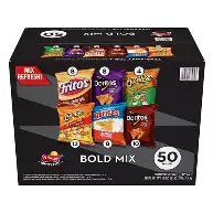 Frito-Lay Bold Mix, Variety Pack Chips, 50 pk