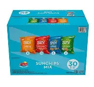 SunChips Whole Grain Variety Pack Chips, 30 pk