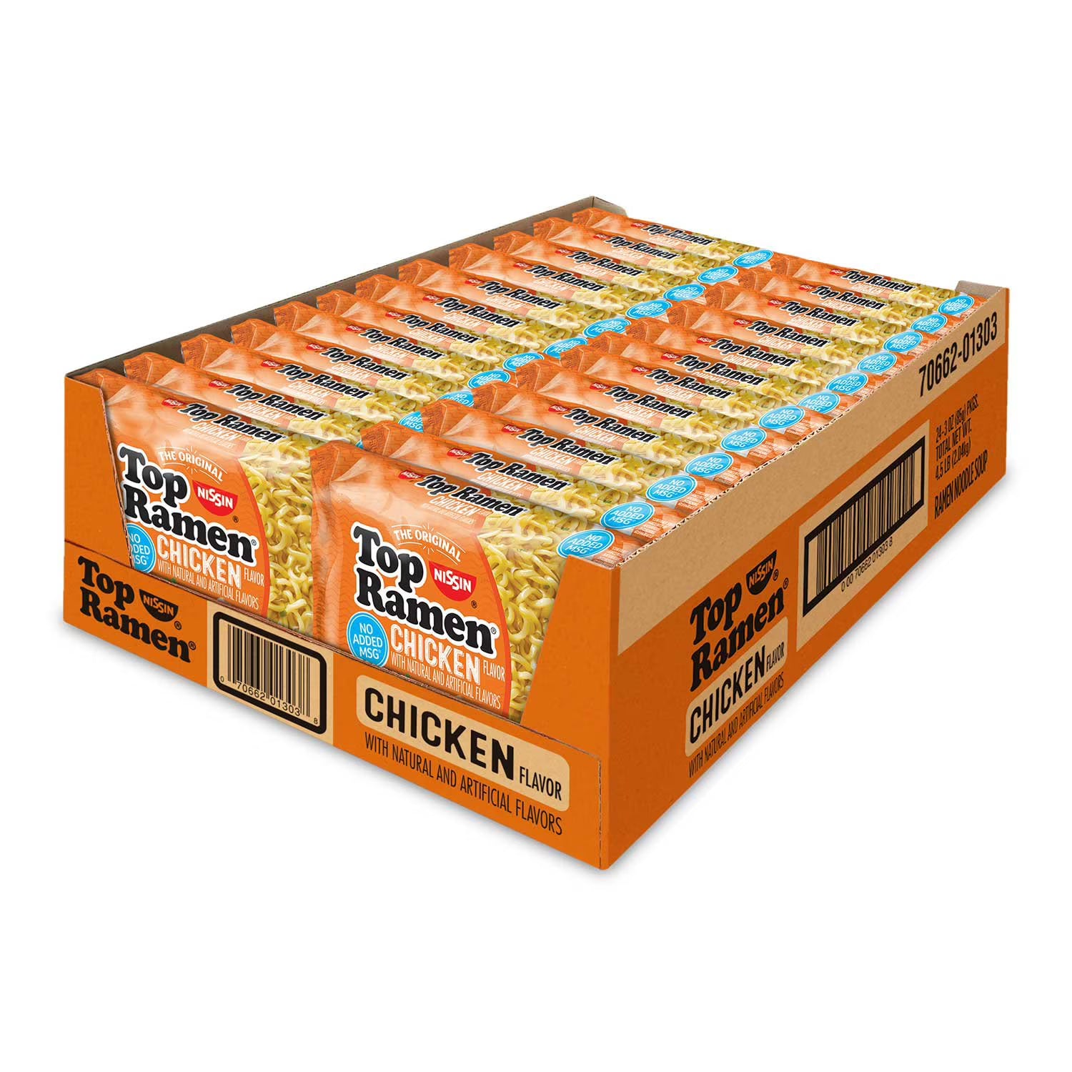 Nissin Top Ramen Chicken Noodle Soup, 3 oz., 24 pk