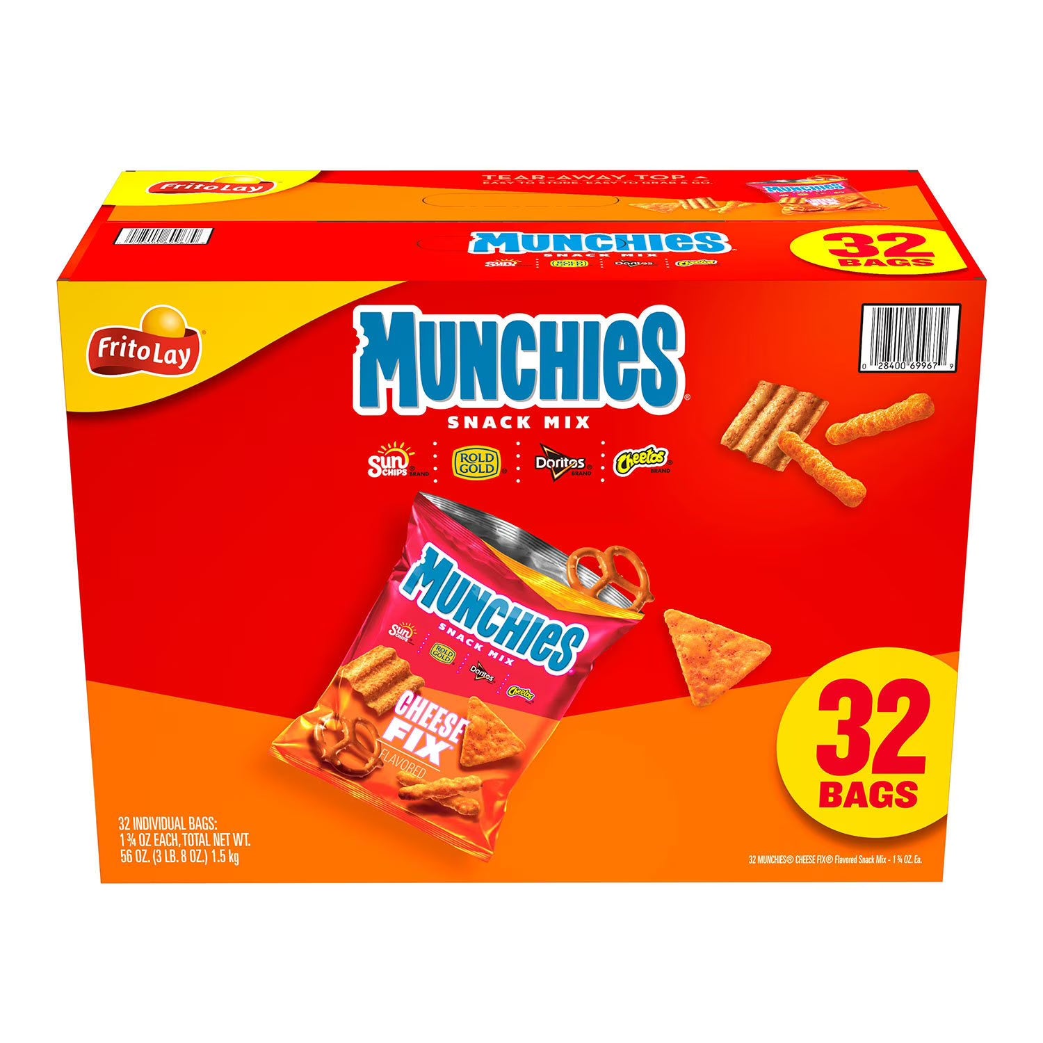 Munchies Snack Mix Cheese Fix, 1.75 oz., 32 pk