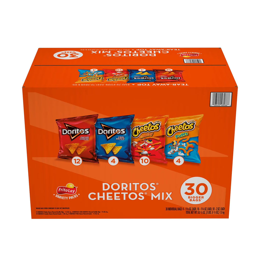 Frito-Lay Doritos & Cheetos Variety Chips.
