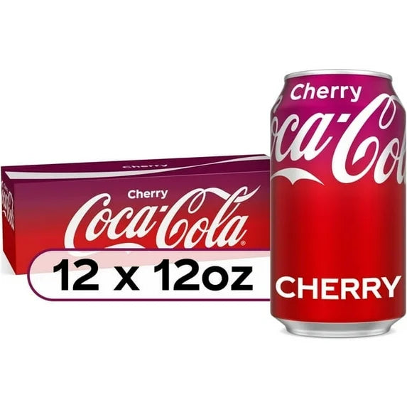 Coca-Cola Cherry Soda Cans 12 pk / 12 fl oz