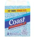 Coast Refreshing Deodorant Soap Bar With Fresh Scent, 2-pc Pack.