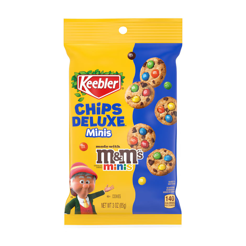 Keebler Chips Deluxe Mini Cookies With M&Ms, 3oz