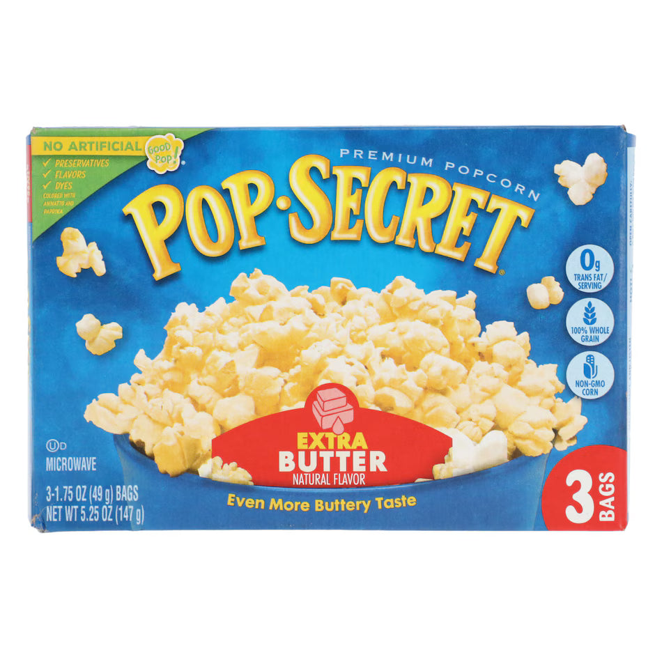 Pop Secret Homestyle Extra Butter Popcorn, 3-ct. Packs