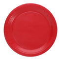Round Red Paper Plates, 24 ct