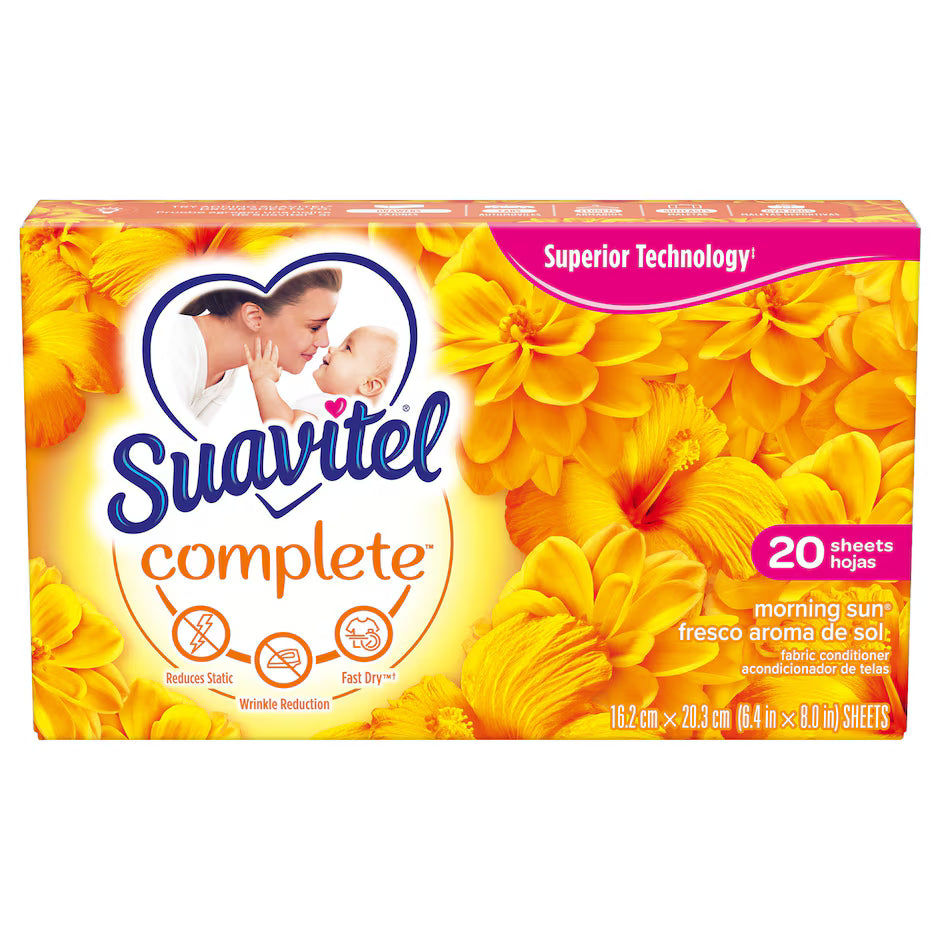 Suavitel Morning Sun Dryer Sheets, 18-ct. Boxes