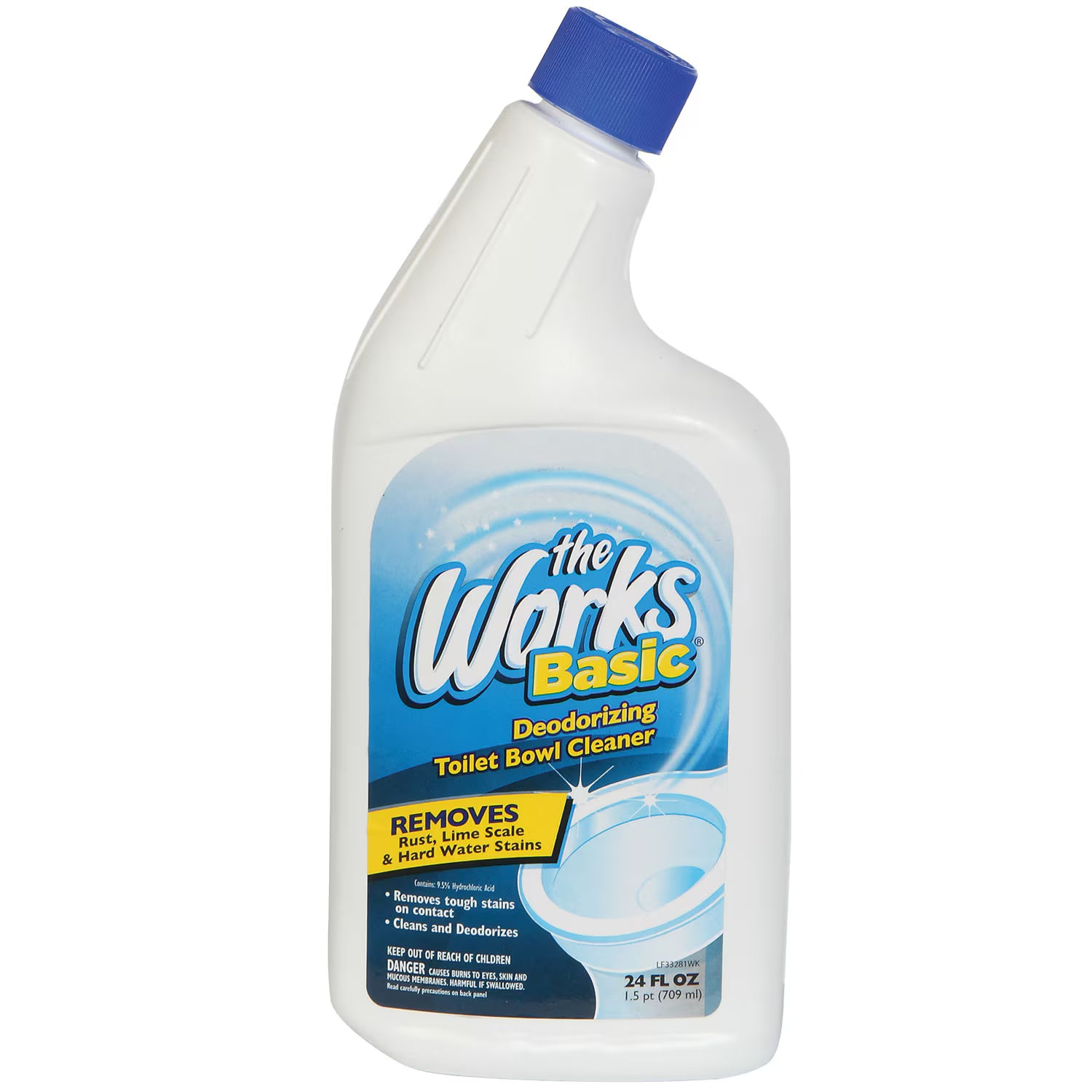 The Works Basic Deodorizing Toilet Bowl Cleaners, 24 oz. Bottles