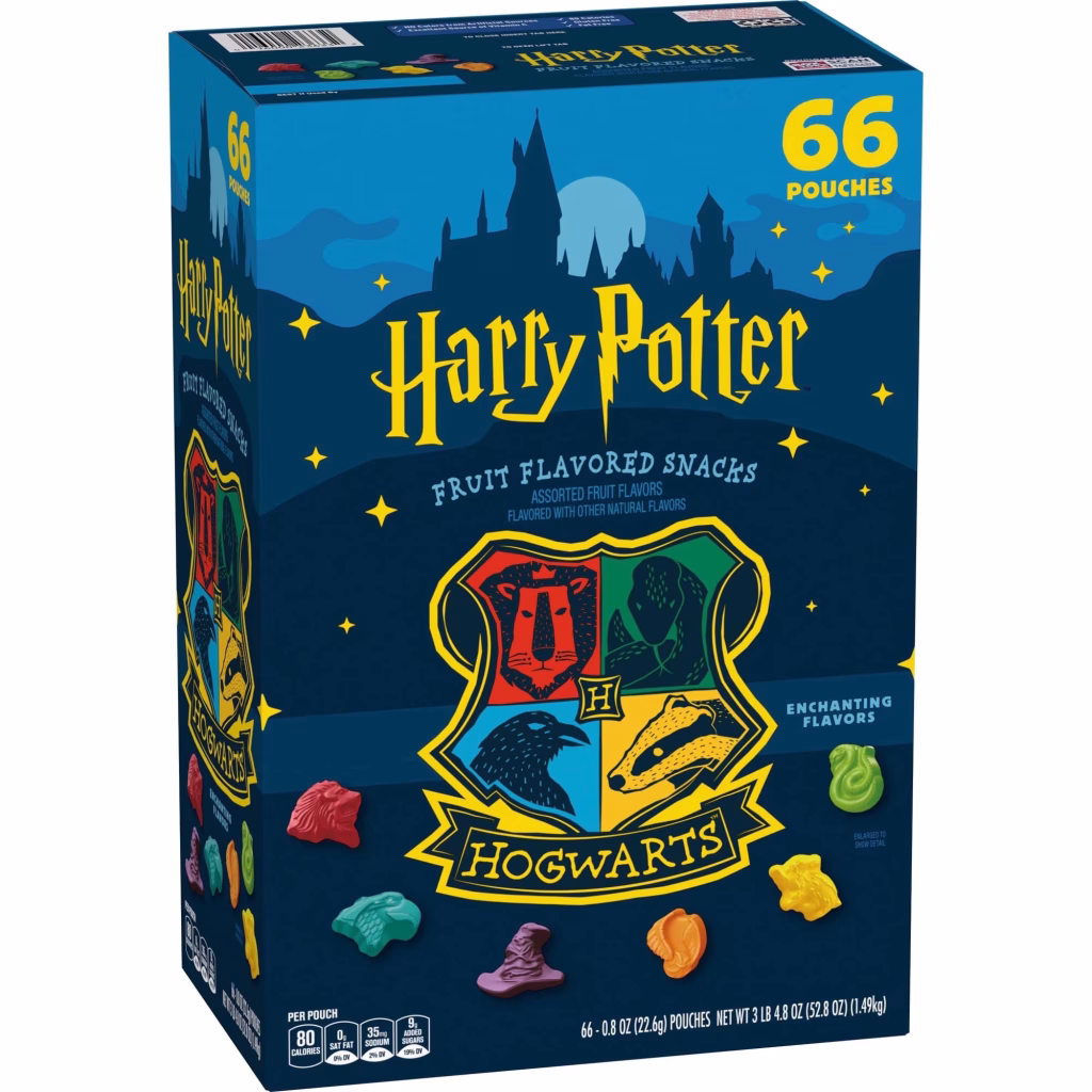 Harry Potter Fruit Flavored Snacks, 0.8 oz., 66 pk.