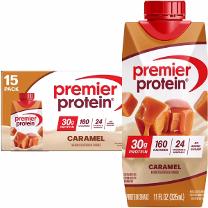 Premier Protein 30g High Protein Shake, Caramel 11 fl. oz., 15 pk