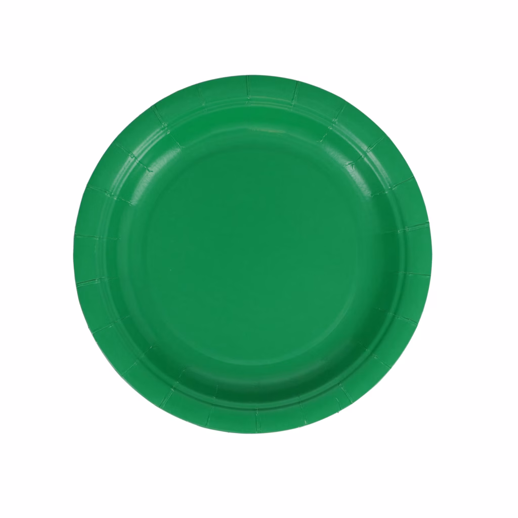 Round Paper Plates - Green, 7 in., 30 ct.