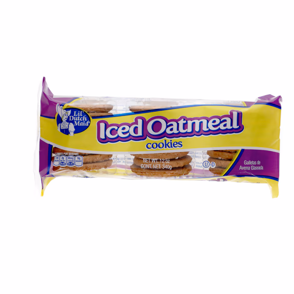 Lil' Dutch Maid Iced Oatmeal Cookies, 12 oz. Packs
