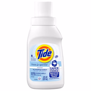 Tide Free & Gentle Unscented Detergent, 8fl